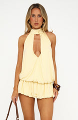She Wolf Mini Dress Lemon
