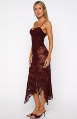 Darling Girl Midi Dress Port