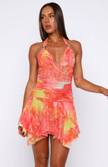 Upgrade Me Mini Dress Peachy Heat