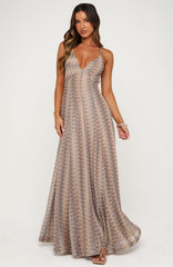 Groovy Gal Maxi Dress Dune Drift